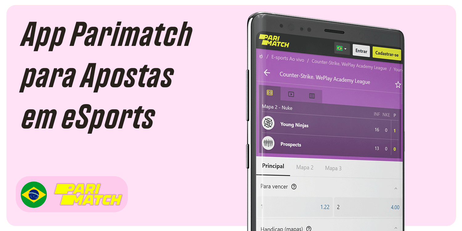 App Parimatch para Apostas em eSports