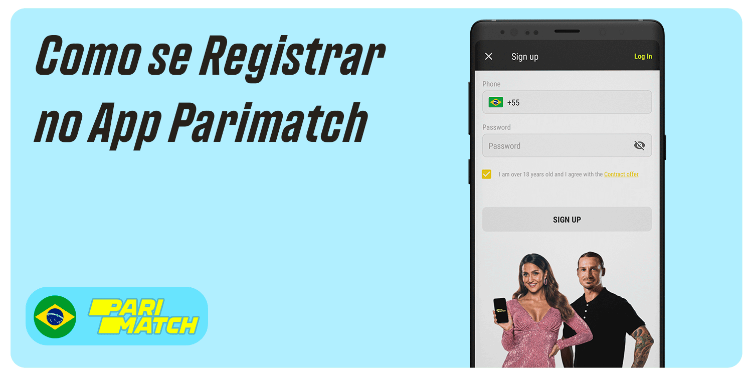 Como se Registrar no App Parimatch
